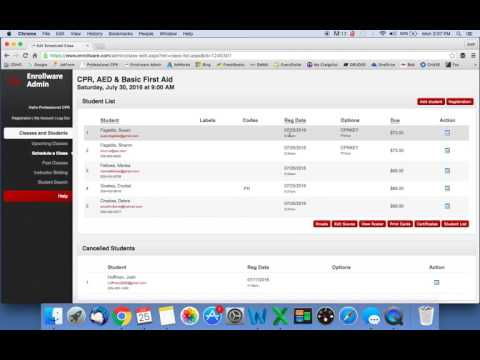 Enrollware - Adding Students to Class