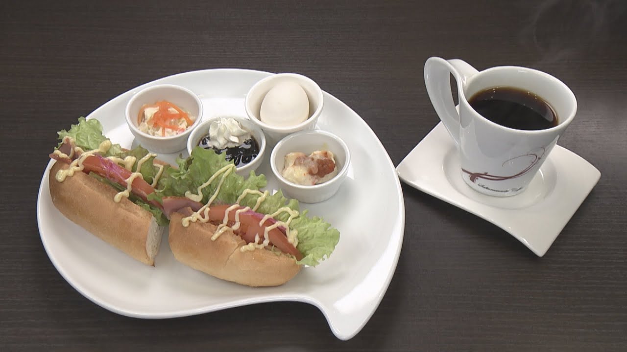 野菜たっぷりドッグサンドモーニング【東海3県・モーニングにメ