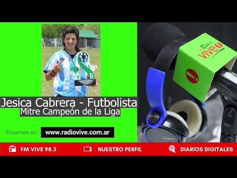 Jesica Cabrera Futbolista Mitre Campeón de la liga