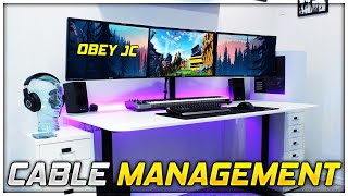 The BEST Cable Management Guide 2020 | How I Cable Managed My Gaming Setup With $20