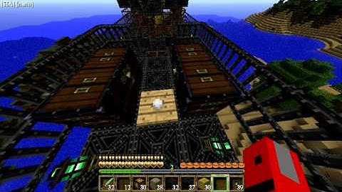 Minecraft Shipyards, Airship, Elevators  (Zeppelin Mod)