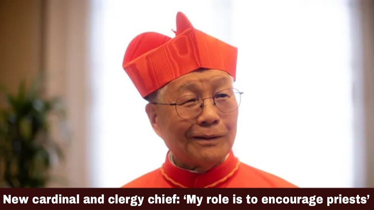 New Cardinal Lazarus You Heungsik and clergy chief ‘My role is to