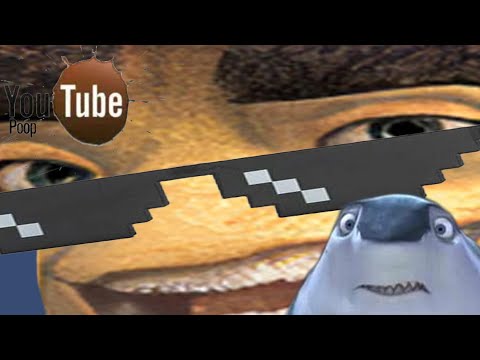 MICRO YTP - White wimpy pufferfish with a car wash tells crime lord shark to be silent
