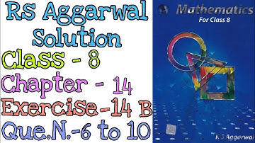 Polygons | Class 8 Exercise 14B Question 6 - 10 | Rs Aggarwal | @mdsirmaths