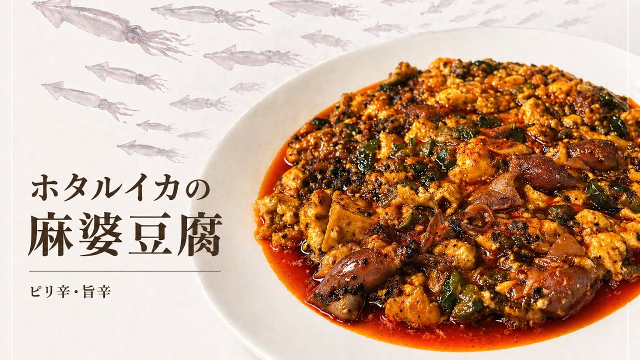  ホタルイカを麻婆豆腐に入れたら、優勝した。