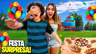 FIZ UMA FESTA SURPRESA PARA O MEU IRMÃO !!!