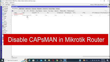How to Disable Wireless Manage by CAPsMAN in Mikrotik Router | Disable CAPsMAN in Mikrotik