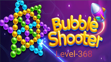 Bubble Shooter game play. Bubble Shooter Level-368. #video #bubblesshooter #game