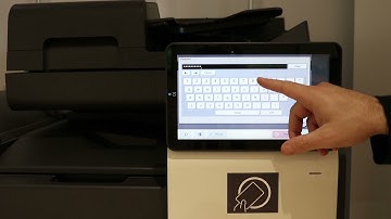 Ysoft: How to register an access card on a Konica Minolta device