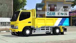 RIVIEW DAN SHARE LIVERY CANTER ENGKEL STD PASIR  ||   BUSSID MOD screenshot 3
