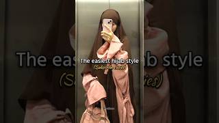 The Most Easiest Hijab Style.