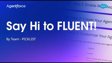 Fluent | Agent for Good - Salesforce Employee Hackathon 2025 | Agentforce| Ads