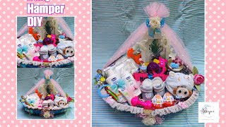How to make Baby Hamper ||Baby Shower Gift Idea ||Hamper ||Divya's art gallery screenshot 2