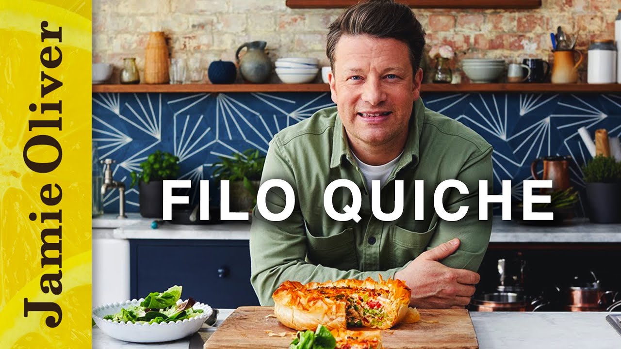 ⁣Filo Quiche | Jamie Oliver