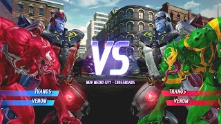 Red Thanos & Red Venom VS Green Thanos & Green Venom I Marvel vs Capcom Infinite