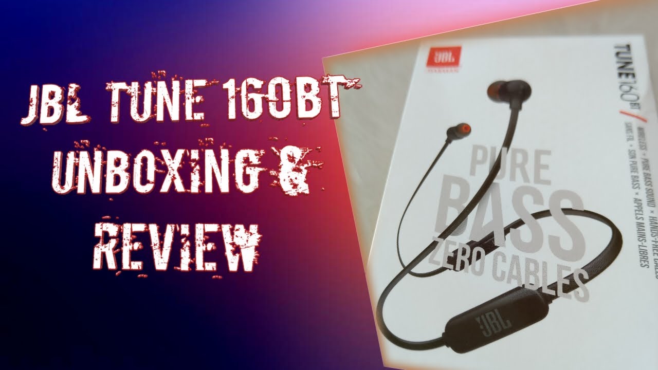 JBL TUNE 160BT Unboxing & Quick | Pure Bass Sound | Wireless | Bluetooth | Earphones - YouTube