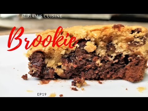 Brookie - Chocolate Chunk Cookie And Brownie Cake Recipe