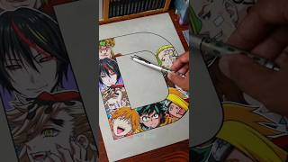 Drawing Anime Characters Starting With '' D '' ✨ Part 9 ✨ Who’s Next ? #shorts #drawing #anime