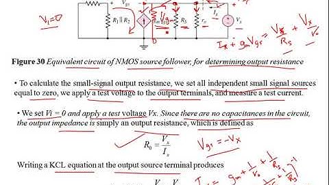 Input and Output Impedance of Source Follower Configuration Part 45