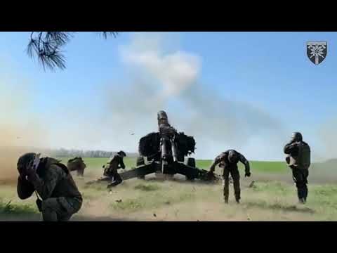 Артиллеристы на Запорожском направлении уничтожают российские войска