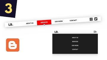 How To Add A Responsive Navbar To Your Blogger Website - Live Blogger