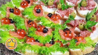 Праздничные Бутерброды Двух Видов На НОВЫЙ ГОД 🎄 | Закуски Яркие и Вкусные | Юлия Ковальчук Праздничные Бутерброды Двух Видов На НОВЫЙ ГОД 🎄 | Закуски Яркие и Вкусные | Юлия Ковальчук