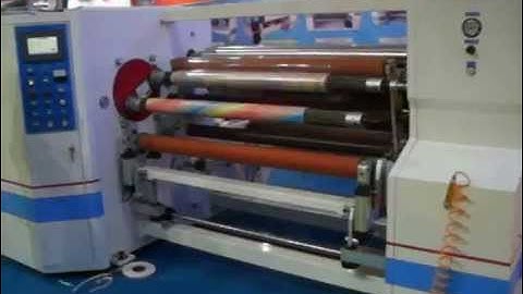 FR-808 Double Shafts Masking, BOPP, D/S Tape Rewinding Machine