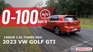 2023 Volkswagen Golf GTI 0-100km/h &amp; engine sound