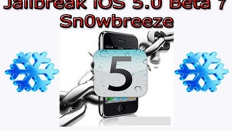 How To Jailbreak iOS 5 Beta 7, Preserve Baseband & Get iOS 5 WITHOUT DEV ACCOUNT - Sn0wbreeze