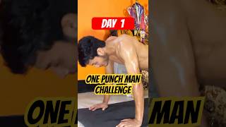 Day 1 of One Punch Man Challenge… Transformation Begins 🔥