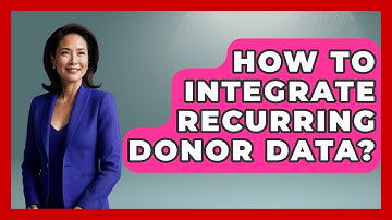 How To Integrate Recurring Donor Data? - Your Campaign Coach