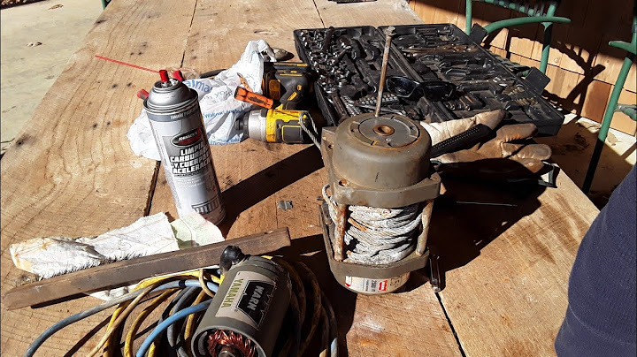 Warn 2500 ATV Winch Rebuild