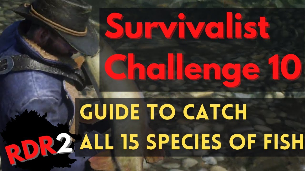 Catching All 15 of Fish Guide - - Survivalist Challenge 10 - All Fish and Locations - YouTube