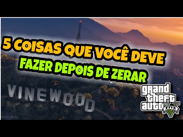 5 coisas que você pode fazer em GTA V durante a quarentena