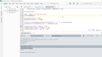 FICO® Xpress Mosel #6: Arrays and Data Types