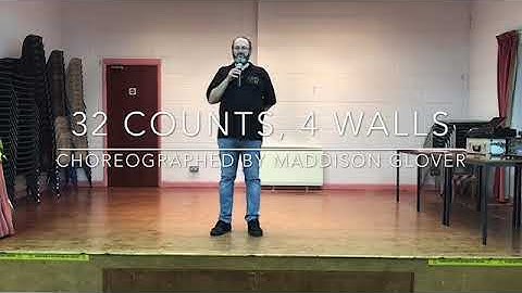 IMPROVER LINE DANCE LESSON 19 - Story - Part 2 - Music with verbal instruction