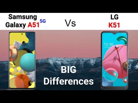 Samsung Galaxy A51 5G vs LG K51 Spec Comparison - Big Differences | h2techvideos