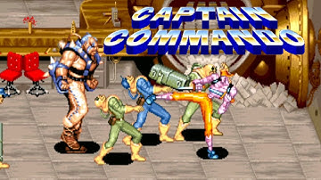 Captain Commando FULL Walkthrought ARCADE MAME With Mummy Commando (Gameplay Android)
