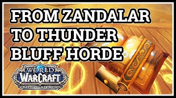 From Zandalar to Thunder Bluff WoW Horde