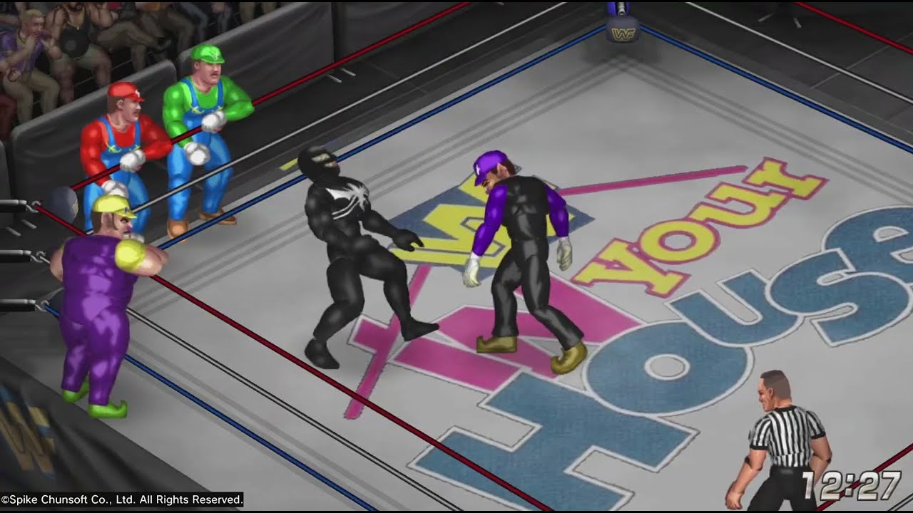 FIRE PRO WRESTLING WORLD: Team Mario vs. Team Venom