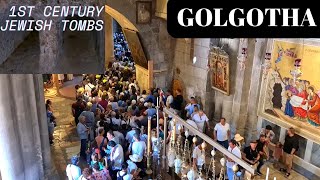 JERUSALEM, ISRAEL. Visiting the Church of Holy Sepulchre / Golgotha or Calvary | SPECIAL OCCASION.