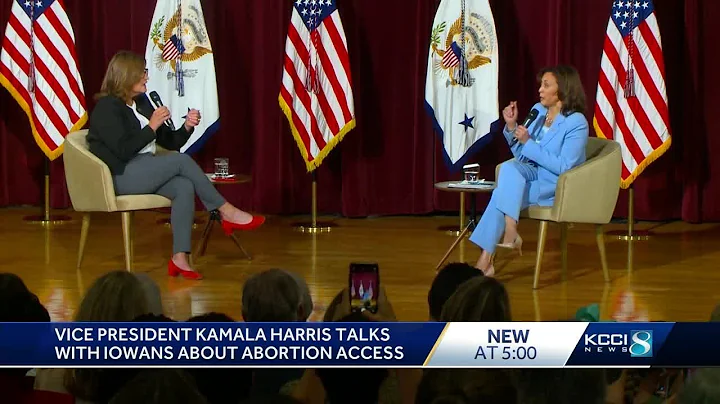 Kamala Harris speaks with Iowans about abortion access