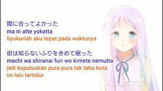 OP AnoHana『Aoi Shiori』(Lirik Kanji, Romaji, Indonesia)