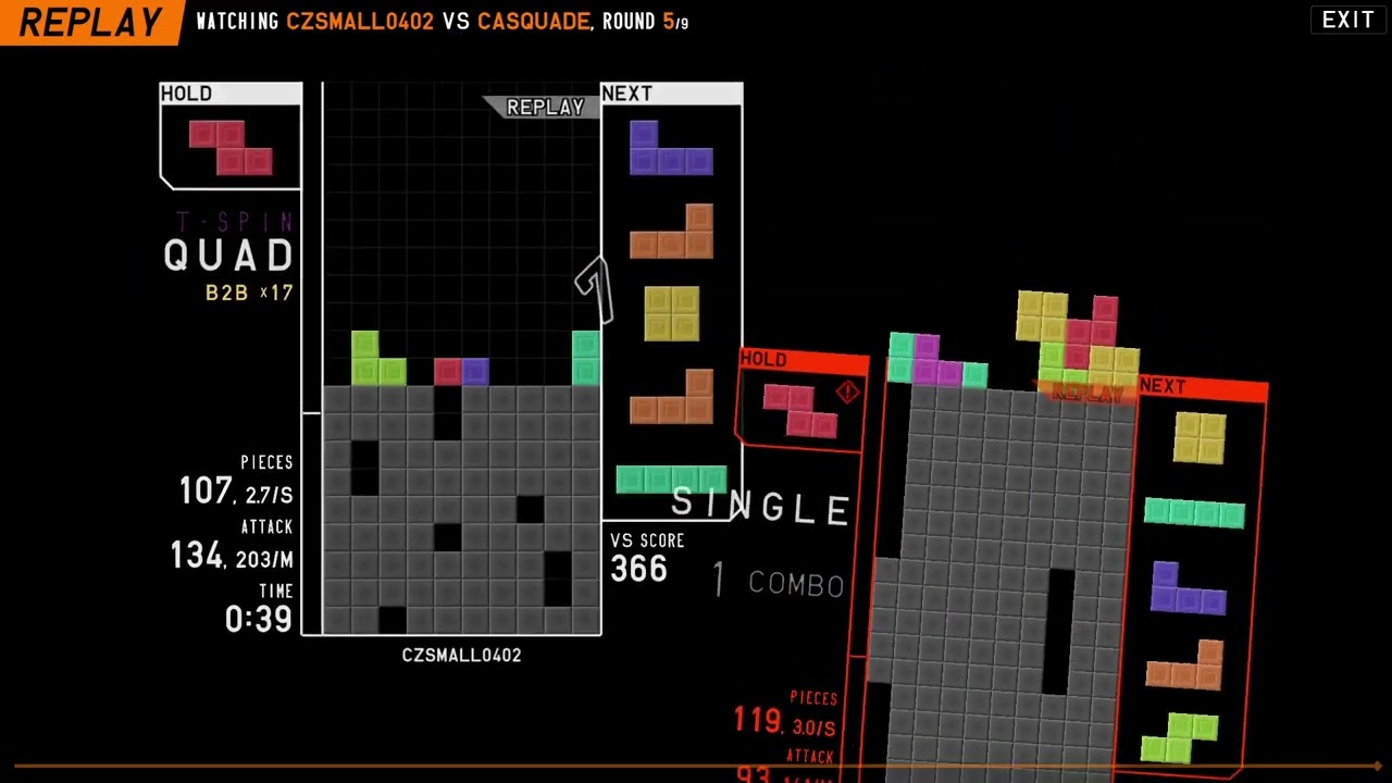 good old s1 ruleset ft7 1.3 app avg gaming set (176 apm  2.25pps)
