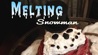 DIY Melting Snowman