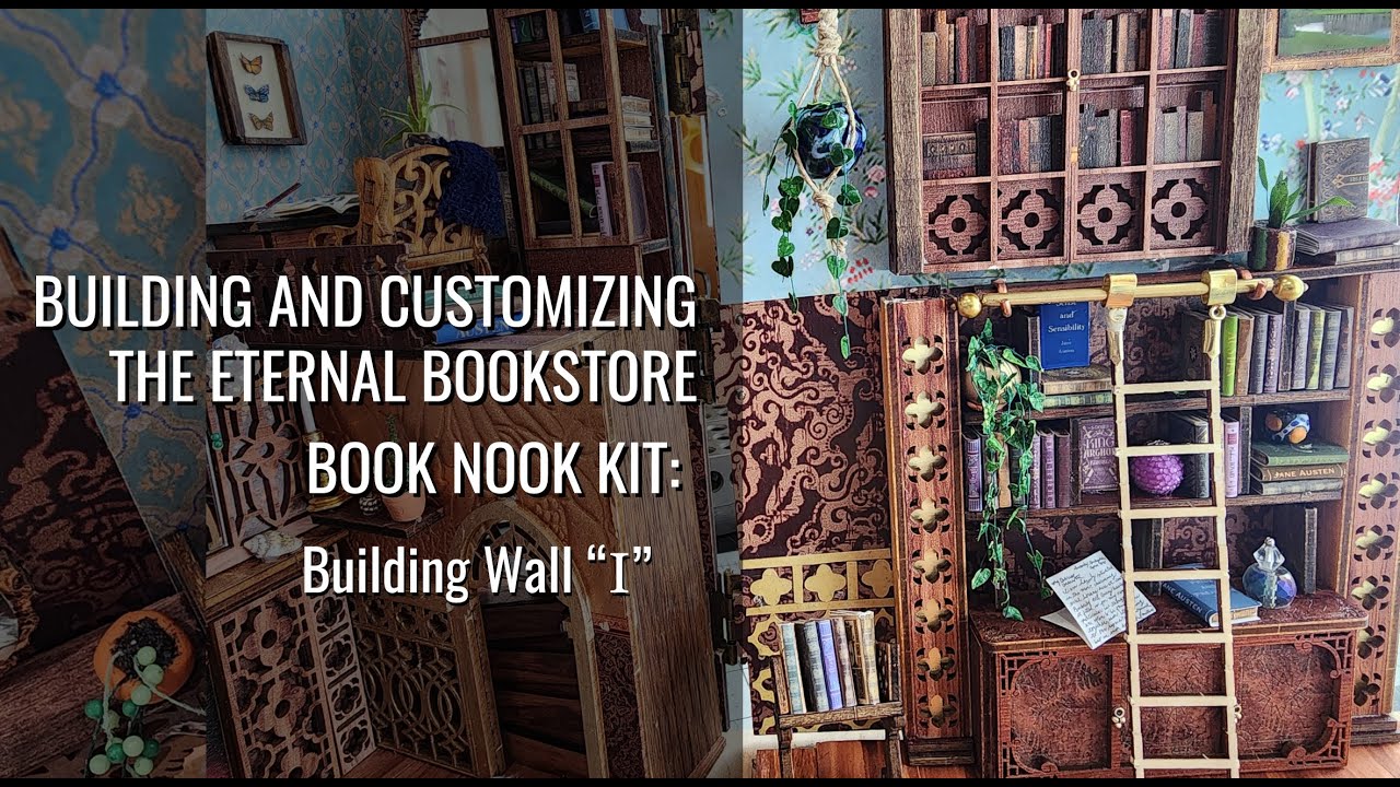 Eternal Bookstore Book Nook Building and Customization - Wall I 