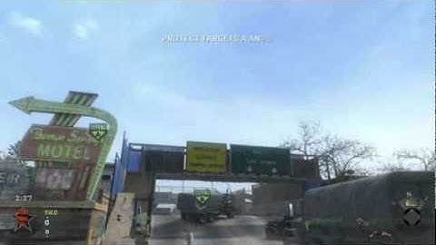 Black Ops - Tomahawk Across Map On Convoy (S&D)