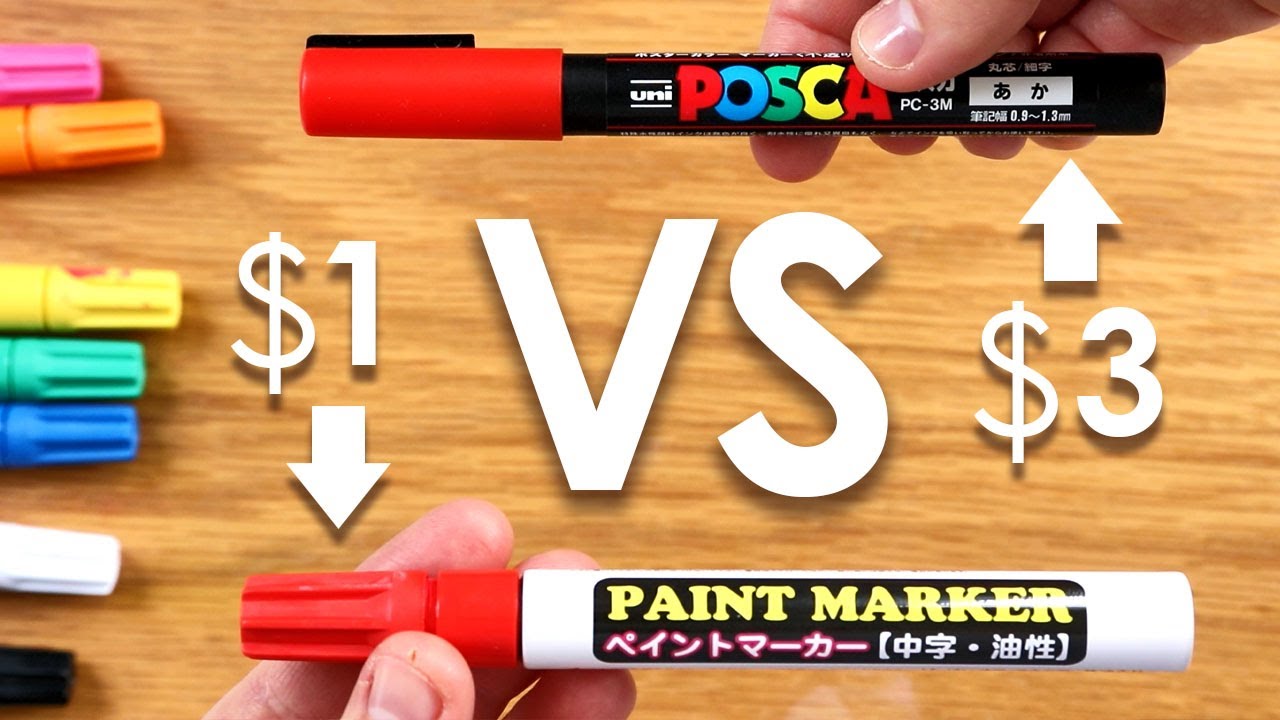 100 Paint Markers - POSCA PEN OR IMPOSTER PEN?! 