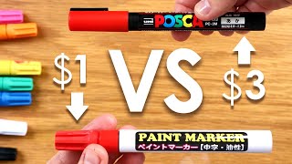 ‎¥‎100 Paint Markers - POSCA PEN OR IMPOSTER PEN?!