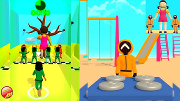 K-Run Challenge 3D game Gameplay Trailer RED LIGHT GREEN LIGHT SCENE.